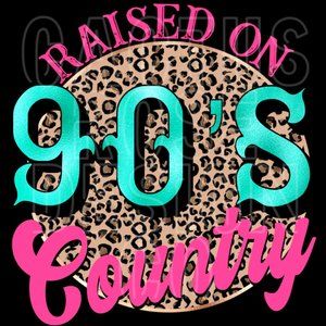 Raised on 90's Country tee